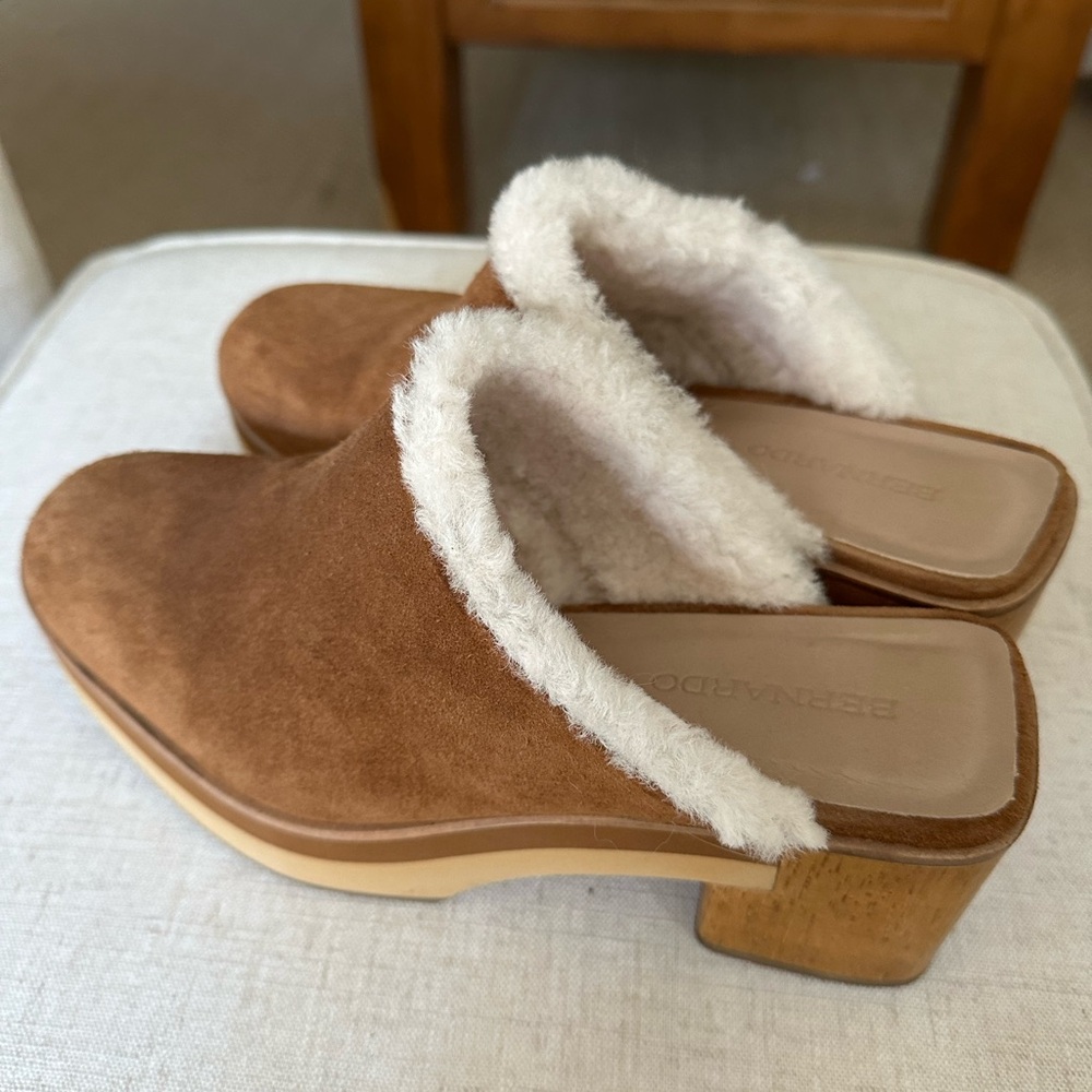 Bernardo Shearling Clog